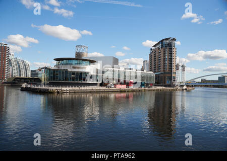 Das Lowry Theater, Salford Quays, Manchester, England Stockfoto