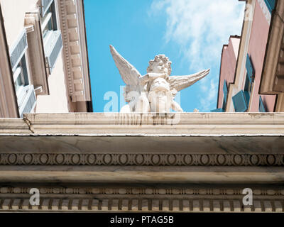 Guardian Angel über Palace in Rom Stockfoto