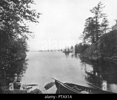 Zu den tausend Inseln der St. Lawrence River, Kanada, c 1900. Schöpfer: Unbekannt. Stockfoto