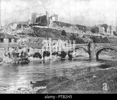 Schloss Richmond, North Yorkshire, 1894. Schöpfer: Unbekannt. Stockfoto