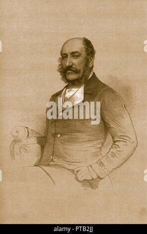 "Der Herzog von Beaufort. K.G.", 1879. Schöpfer: Vincent Brooks Tag & Sohn. Stockfoto