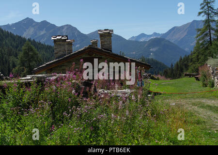 Planaval, val Aosta, Italien Stockfoto