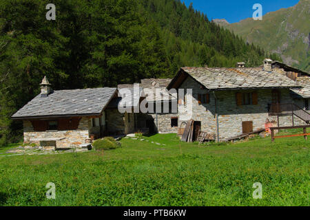 Planaval, val Aosta, Italien Stockfoto