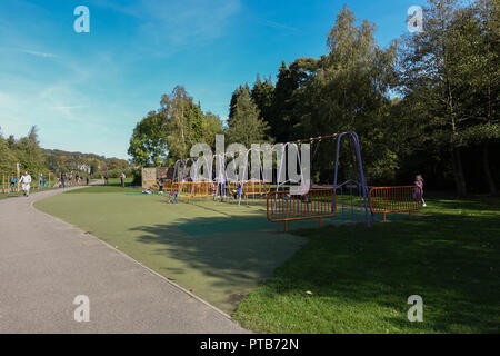 Keine Angeln in Millhouses Park Sheffield South Yorkshire erlaubt Stockfoto