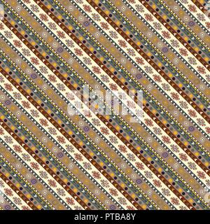 Ethnische und tribale Motive nahtlose Muster, Vector Illustration Stock Vektor