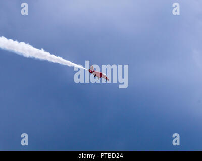 Rote Pfeile an am Flughafen Norwich. Stockfoto