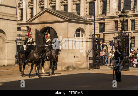 Die Wachablösung, London, UK. Stockfoto
