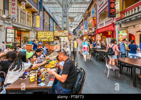 Fußgängerzone, Trengganu Street, Chinatown, Singapur Stockfoto