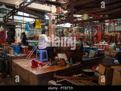 In einem lokalen Markt, Battambang Provinz, in Battambang, Kambodscha Stockfoto