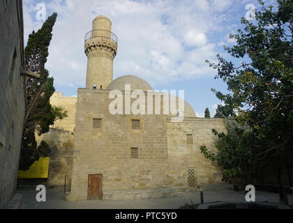 Die wichtigsten Moschee am Shirvanshahs Palace Complex in Baku Stockfoto