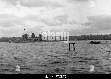 Kaiserlichen Marine grosser Kreuzer SMS VON DER TANN - Deutsche Marine Große/Schwere Kreuzer S.M.S. VON DER TANN Stockfoto