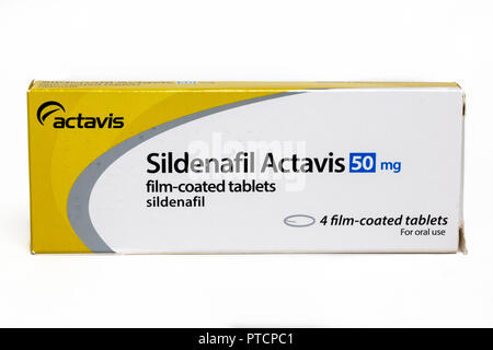 Sildenafil Actavis, Generic Viagra Tabletten Stockfoto