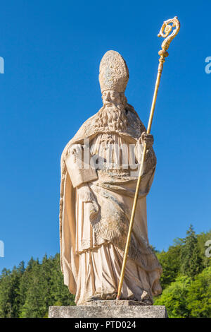 Skulptur der hl. Blasius, das Kloster St. Blasien, St. Blasien, Schwarzwald, Baden-Württemberg, Deutschland Stockfoto