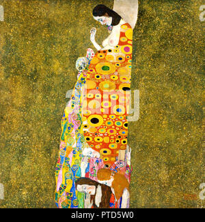 Gustav Klimt, Hoffnung, II, ca. 1907-1908 Öl, Gold und Platin auf Leinwand, das Museum der Modernen Kunst, New York, USA. Stockfoto