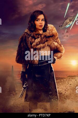 Original Film Titel: SOLO: EIN STAR WARS GESCHICHTE. Englischer Titel: SOLO: EIN STAR WARS GESCHICHTE. Jahr: 2018. Regie: Ron Howard. Stars: EMILIA CLARKE. Credit: Lucasfilm/Walt Disney Productions/Album Stockfoto