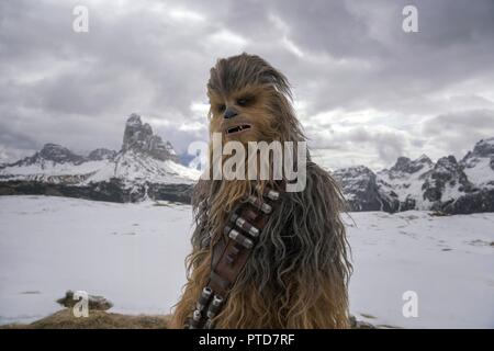 Original Film Titel: SOLO: EIN STAR WARS GESCHICHTE. Englischer Titel: SOLO: EIN STAR WARS GESCHICHTE. Jahr: 2018. Regie: Ron Howard. Stars: DONALD GLOVER. Credit: Lucasfilm/Walt Disney Productions/Album Stockfoto