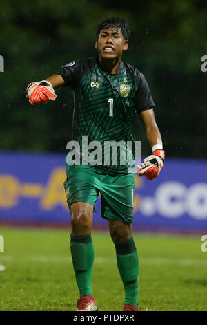 Kuala Lumpur, Malaysia. 20 Sep, 2018. Anuchid Taweesri (THA) Fußball: AFC U-16 Meisterschaft 2018 Gruppe eine Übereinstimmung zwischen Japan 5-2 Thailand an UM Arena in Kuala Lumpur, Malaysia. Quelle: LBA/Alamy leben Nachrichten Stockfoto