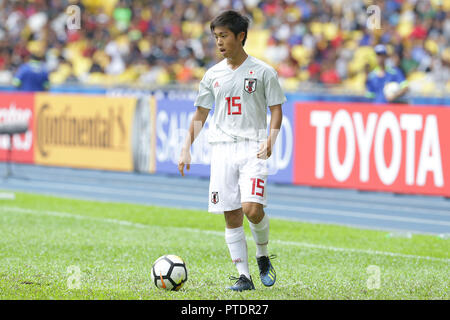 Kuala Lumpur, Malaysia. 27 Sep, 2018. Ryuma Nakano (JPN) Fußball: AFC U-16 Meisterschaft 2018 Gruppe eine Übereinstimmung zwischen Malaysia 0-2 Japan in Bukit Jalil Nationalstadion in Kuala Lumpur, Malaysia. Quelle: LBA/Alamy leben Nachrichten Stockfoto