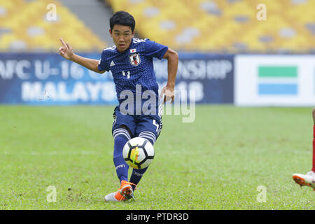Kuala Lumpur, Malaysia. 30 Sep, 2018. Koshiro Sumi (JPN) Fußball: AFC U-16-WM 2018 Viertelfinale zwischen Japan 2-1 Oman in Bukit Jalil Nationalstadion in Kuala Lumpur, Malaysia. Quelle: LBA/Alamy leben Nachrichten Stockfoto