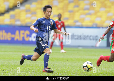 Kuala Lumpur, Malaysia. 30 Sep, 2018. Kuraba Kondo (JPN) Fußball: AFC U-16-WM 2018 Viertelfinale zwischen Japan 2-1 Oman in Bukit Jalil Nationalstadion in Kuala Lumpur, Malaysia. Quelle: LBA/Alamy leben Nachrichten Stockfoto
