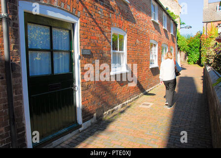 Dorchester. 9. Oktober 2018. Die Menschen genießen den Nachmittag Sonnenschein in Dorchester, Hauptstadt der Grafschaft Dorset Credit: stuart Hartmut Ost/Alamy leben Nachrichten Stockfoto