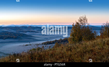 Schönen Bergblick am Morgen, der Inneren Mongolei, China. Stockfoto