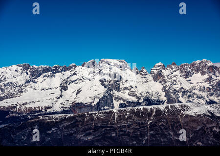 Brenta Dolomiten Monte Bondone gesehen Stockfoto