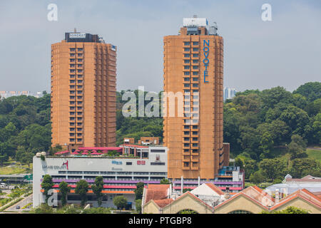 Novotel Singapore Clarke Quay Hotel am Clarke Quay, einem der zentralen Hotels. Singapur Stockfoto