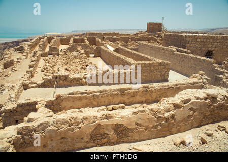 Masada - Alte Festung Stockfoto