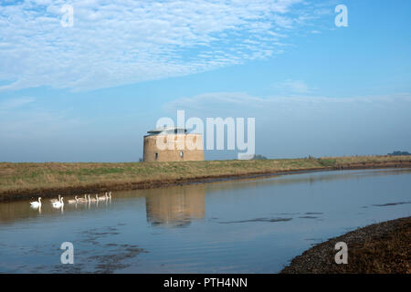 Martello-Turm Y Bawdsey Suffolk UK Stockfoto