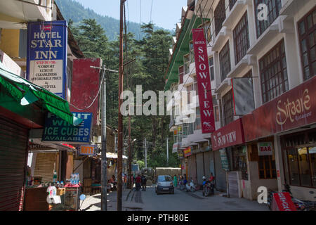 Manali Mall - Himachal Pradesh, Indien Stockfoto