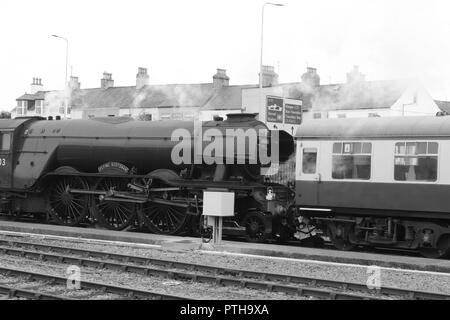 Der Flying Scotsman, Holyhead, North Wales Stockfoto