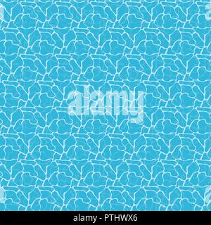 Wasseroberfläche nahtlose Textur muster Tapete design Stock Vektor