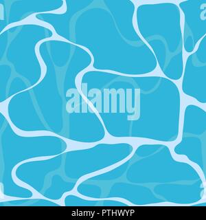 Wasseroberfläche nahtlose Textur muster Tapete design Stock Vektor