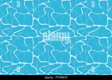 Wasseroberfläche nahtlose Textur muster Tapete design Stock Vektor