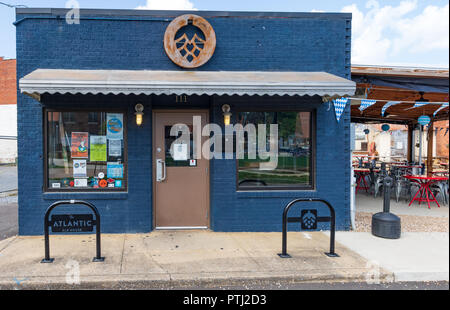 JOHNSON CITY, TN, USA -9/30 / 18: Der Atlantik Ale House in der Innenstadt. Stockfoto