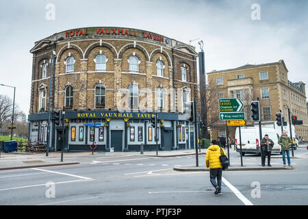 Der königliche Vauxhall Tavern in London. Stockfoto