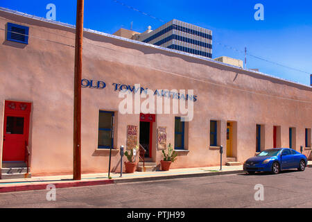 Altstadt Handwerker auf N Mayer Ave" in der Innenstadt von Tucson, AZ Stockfoto