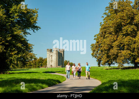 Sommer am Nachmittag in Arundel Park. Stockfoto