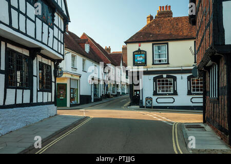 Sommer Abend in Midhurst. Stockfoto