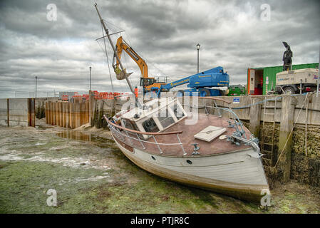 Zufällige Bilder auf der Isle of Wight genommen meist der Boote und Wasserfahrzeuge Stockfoto