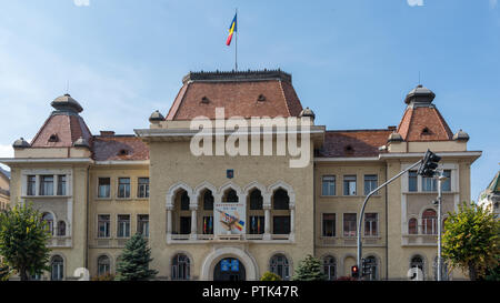 TARGU MURES, Siebenbürgen/Rumänien - 17. SEPTEMBER: Der Palast der Kultur in Targu Mures Siebenbürgen Rumänien am 17. September 2018 Stockfoto