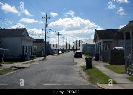 Gebäude, die in New Orleans Hurrikan Katrina beschädigt wurden Stockfoto