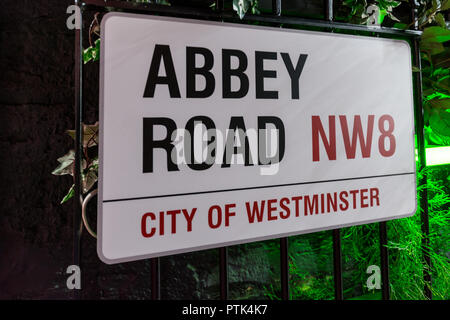Die Beatles Abbey Road Studios Stockfoto
