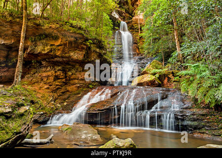 Kaiserin fällt in den Blue Mountains National Park in Australien, New South Wales, New South Wales in der Nähe von Katoomba und Sydney Stockfoto