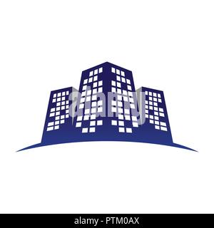 Städtische Gebäude Cty Skyline Vektor Symbol Grafik Logo Design Stock Vektor