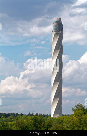 Thyssenkrupp Testturm für Aufzüge mit besucherplattform, Rottweil, Baden Württemberg, Deutschland Stockfoto