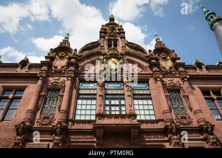 Universitätsbibliothek, Heidelberg, Baden-Württemberg, Deutschland Stockfoto