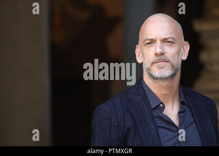 Florenz, Italien. 10 Okt, 2018. Florenz, Palazzo Medici Riccardi, photocall TV-Serie Medici - Die herrlichen '. Im Bild: Filippo Nigro Credit: Unabhängige Fotoagentur/Alamy leben Nachrichten Stockfoto