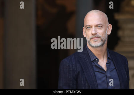 Florenz, Italien. 10 Okt, 2018. Florenz, Palazzo Medici Riccardi, photocall TV-Serie Medici - Die herrlichen '. Im Bild: Filippo Nigro Credit: Unabhängige Fotoagentur/Alamy leben Nachrichten Stockfoto